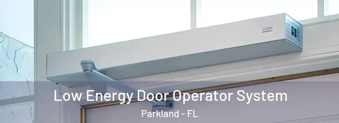  Low Energy Door Operator System Parkland - FL